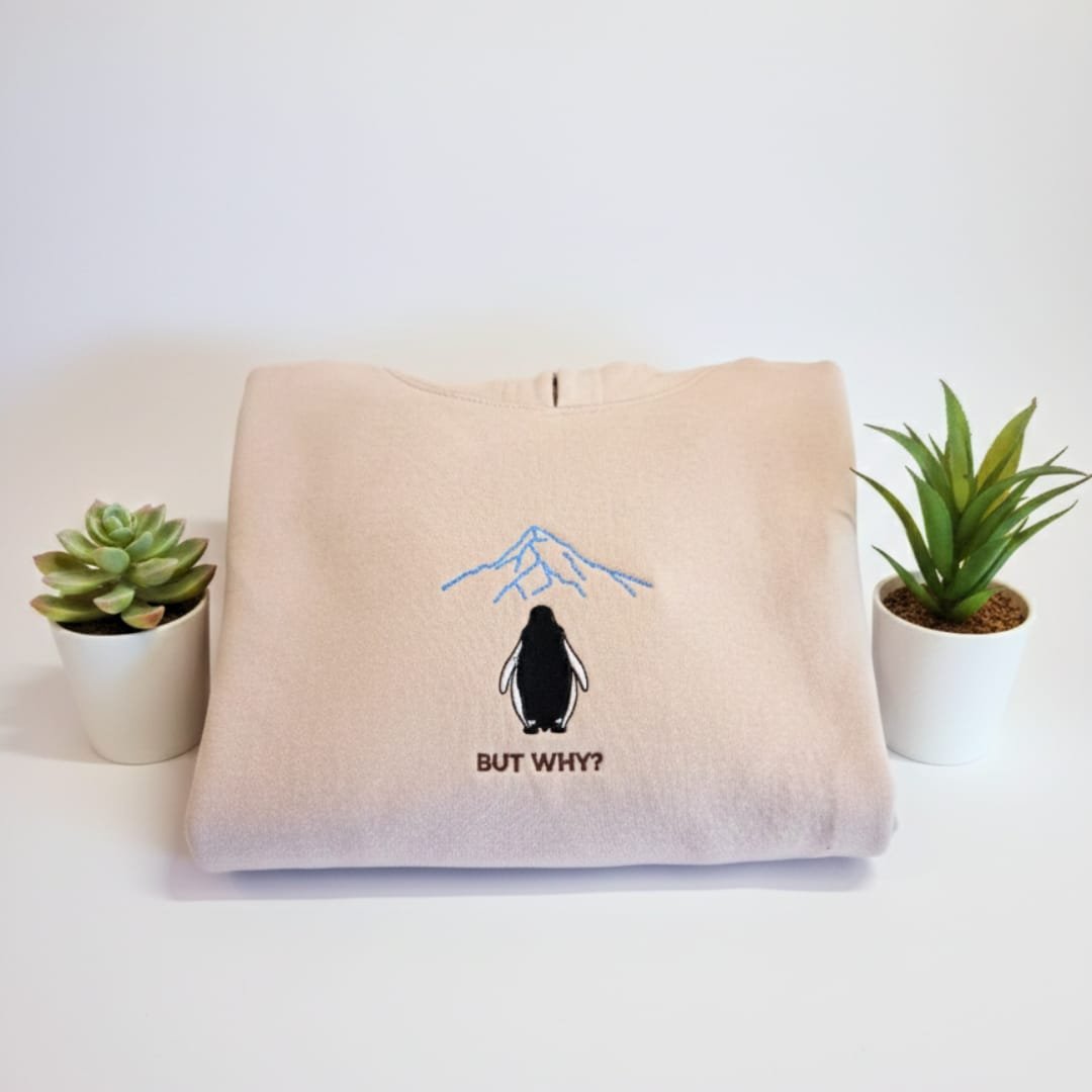 WhatsApp Image 2026-02-02 at 7.26.47 PM (2) Nihilist Penguin Hoodie | “But Why?” Minimal Design - Image 1