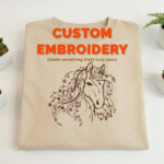 Custom Embroidery Oversized T-Shirt – Personalize Your Design